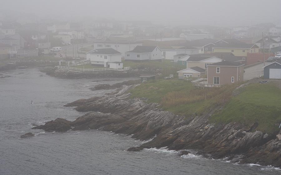 Port-aux-Basque in the Fog
